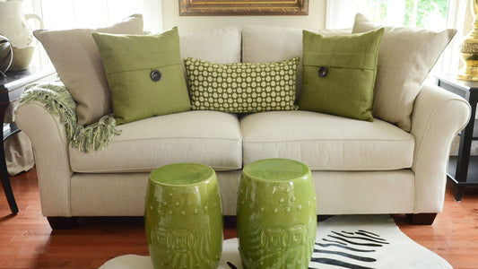 How to Cover a Sofa with a Throw